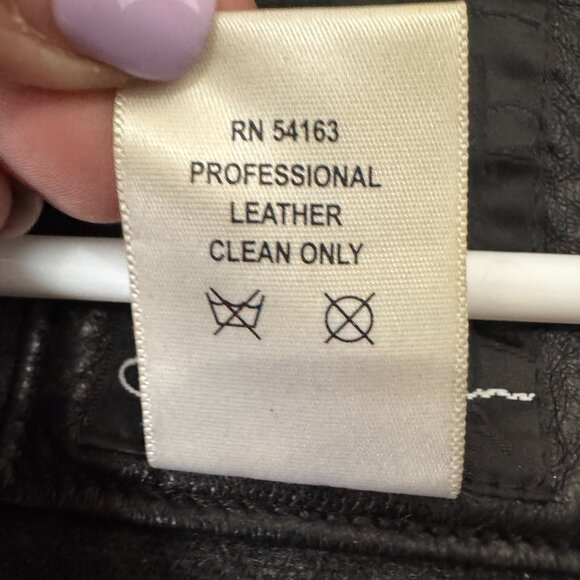 Sean Jean Vintage Men's Full Zip Leather Bomber Jacket Size XXL - Picture 4 of 13